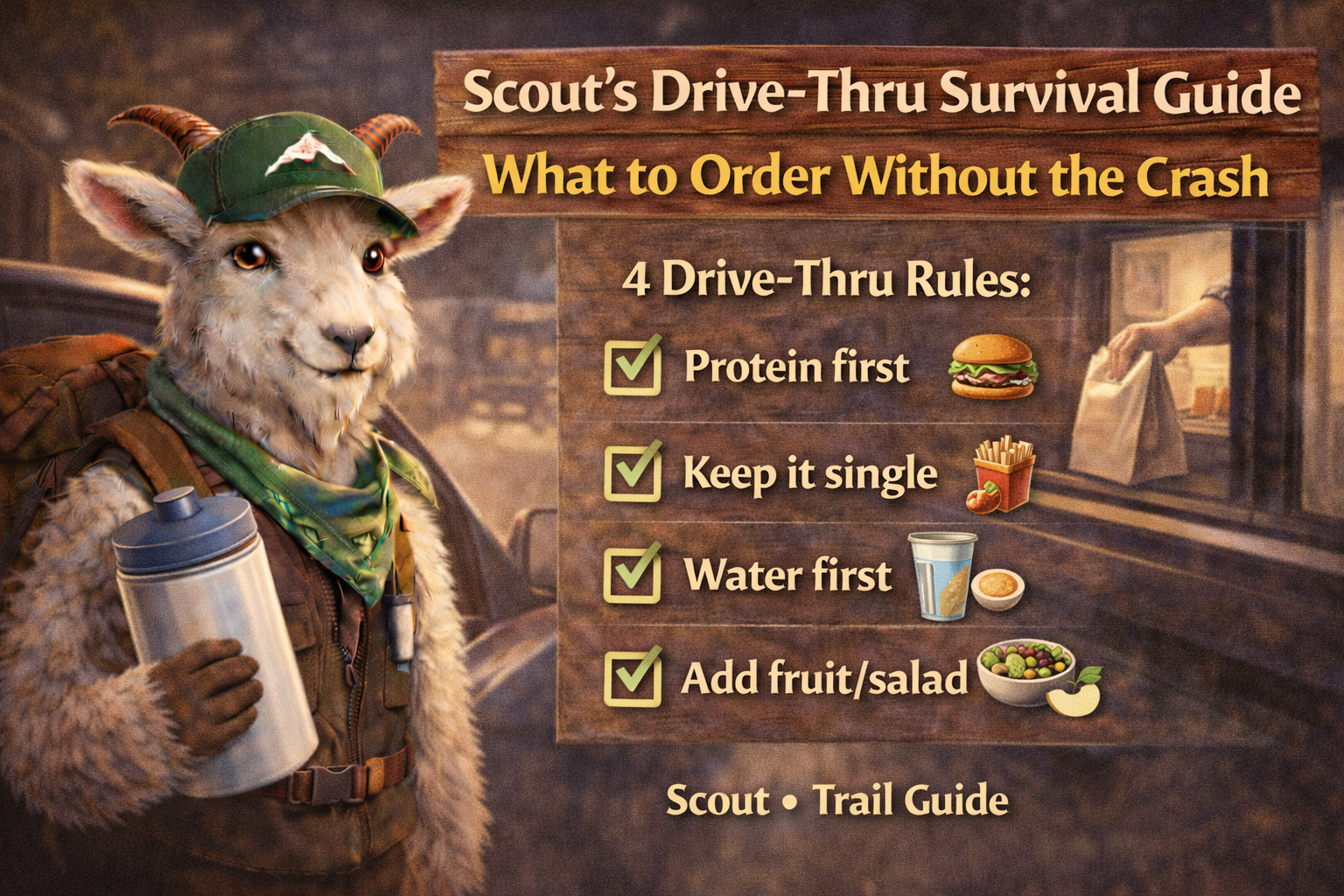Scout’s Drive-Thru Survival Guide: What to Order Without the Crash